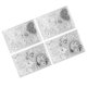 thumbnail image 1 of Sellos transparentes para bricolaje, 4 hojas de sellos transparentes, sellos transparentes TPR, sellos decorativos diseñados con precisión Jadeshay  A, 1 of 8
