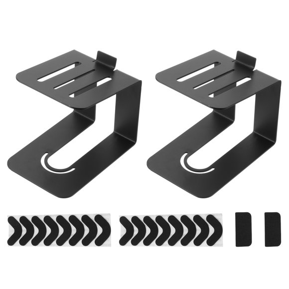 Unique Bargains Desktop Speaker Stands Studio Monitor Stand Bookshelf Speaker Stand for Computer Speakers 1 Pair