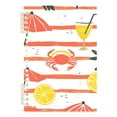 thumbnail image 7 of FORMRS 1-Subject Spiral Notebook 8" x 5" College Ruled 60 Refillable Sheet, Striped Crab, 7 of 7
