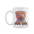 thumbnail image 1 of Pug In Bow Tie And Glasses. Mug  -Image by Shutterstock,, 1 of 4