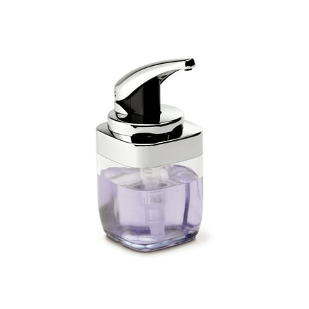 simplehuman 15 fl. oz. square push soap pump chrome
