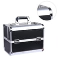 thumbnail image 1 of Cosmetic Case,Portable Makeup Case Multilayer Cosmetic Train Case Makeup Case Meticulously Designed, 1 of 12