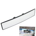 WEUVEB Universal Black Interior Rearview Mirror, Wide Angle Curved ...