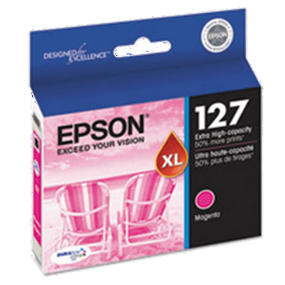 ~Brand New Original EPSON T127320 Extra High Yield INK / INKJET Cartridge Magenta for Epson WorkForce 545