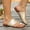 Gold#12, variant on Women's Fashion Casual Toe-Loop Flat Sandals - Solid Color Spring Summer Necessorys with Lightweight Comfort for Daily Wear & Outdoor Slides,Plus Size