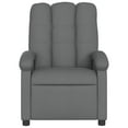 thumbnail image 5 of vidaXL Electric Massage Recliner Chair Dark Gray Fabric, 5 of 9