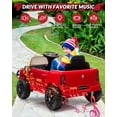 thumbnail image 2 of Eastvita 12V Licensed RAM Ride-On Pickup Truck, Remote, Suspension, Double Doors, Music, LED, 2 of 7