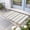 Beige, variant on Beige Grey Striped Door Mat Indoor Outdoor, Minimalist Farmhouse Stripe Non Slip Welcome Mat with Rubber Backing, Absorbent Fabric Front Door Mats Entryway Rug for Home Patio Entrance 18"x30"