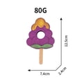 thumbnail image 3 of EGNMCR Foaming Fruit Bath Ball Cleansing Body Bath Ball Explosion Bath ball, 3 of 6