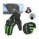 thumbnail image 2 of Guantes Protección Para Moto Pantalla Táctil Antideslizante Negro/Verde  talla XL, 2 of 6