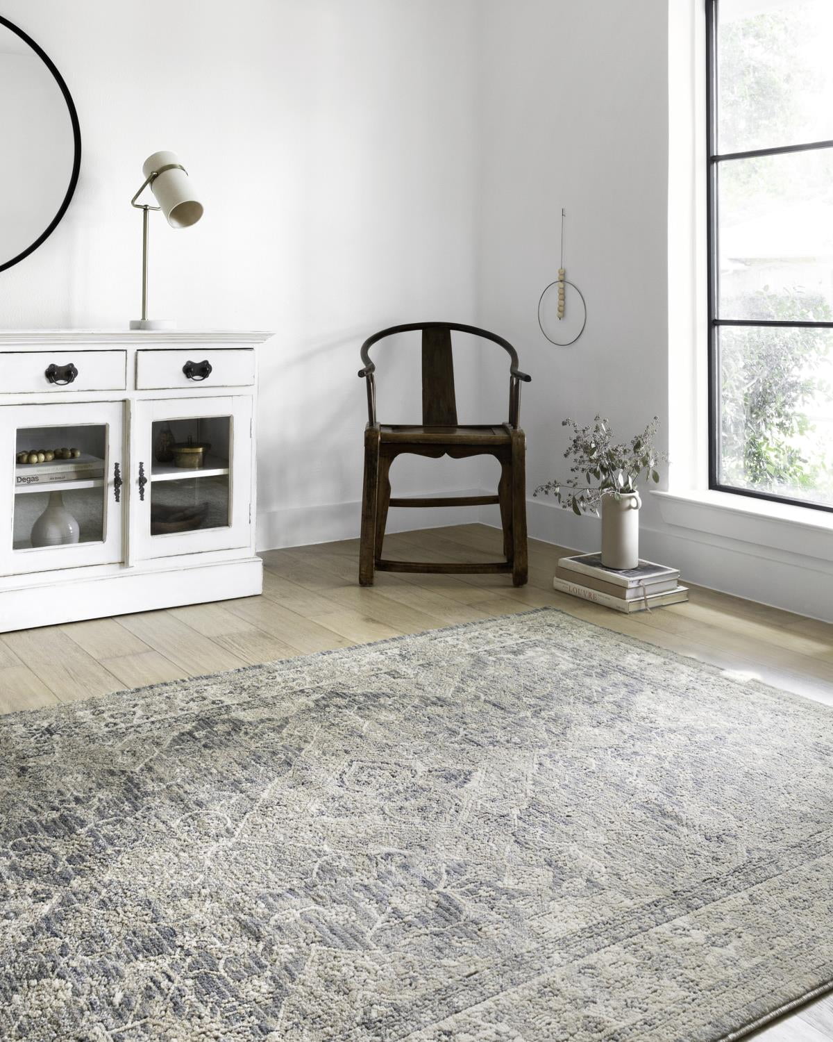Loloi Teagan Sky / Natural 2'-8" x 10'-6" Runner Rug