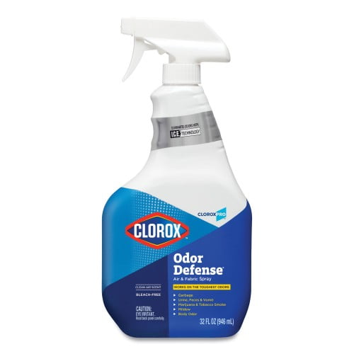 New Clorox Commercial Solutions Odor Defense Air/Fabric Spray, Clean Air Scent, 32 oz Bottle,Each