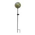 thumbnail image 7 of Yellow Paper Mache Ball Solar Stake Light, 7 of 7