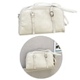 thumbnail image 4 of Vintage PU Messenger Bag impermeable de gran capacidad bandolera de hombro para la vida diaria al aire libre, 4 of 8