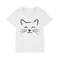 thumbnail image 2 of Odeerbi Kids Boys Girls Halloween T-shirt Kids Kids Halloween Print Shirt Fashion Cute Round Neck Short Sleeve Cotton Top Kids Clothes White, 2 of 5