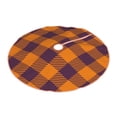 thumbnail image 2 of Kll Fall Buffalo Plaid Christmas Tree Skirt 48",Party Decorations Farmhouse For Christmas Decorations Holiday Party, 2 of 8