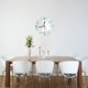 thumbnail image 4 of Reloj de pared acrílico dorado turquesa costero de 10 pulgadas, silencioso, sin tictac, estilo rústico retro campestre, decorativo para sala de estar, cocina, hogar, baño y dormitorio, 4 of 7