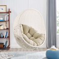 thumbnail image 5 of Swing Lounge Chair, Sunbrella, White Beige, Modern Contemporary Urban Design, Outdoor Patio Balcony Cafe Bistro Garden Furniture Hotel Hospitality, 5 of 8