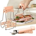 thumbnail image 2 of Kitchen Clips, Ongmies Stainless Steel Scald Resistant Dish Clip Holder Fixer Kitchen Tool Clips for Cooking, Food Clips, 2 of 9