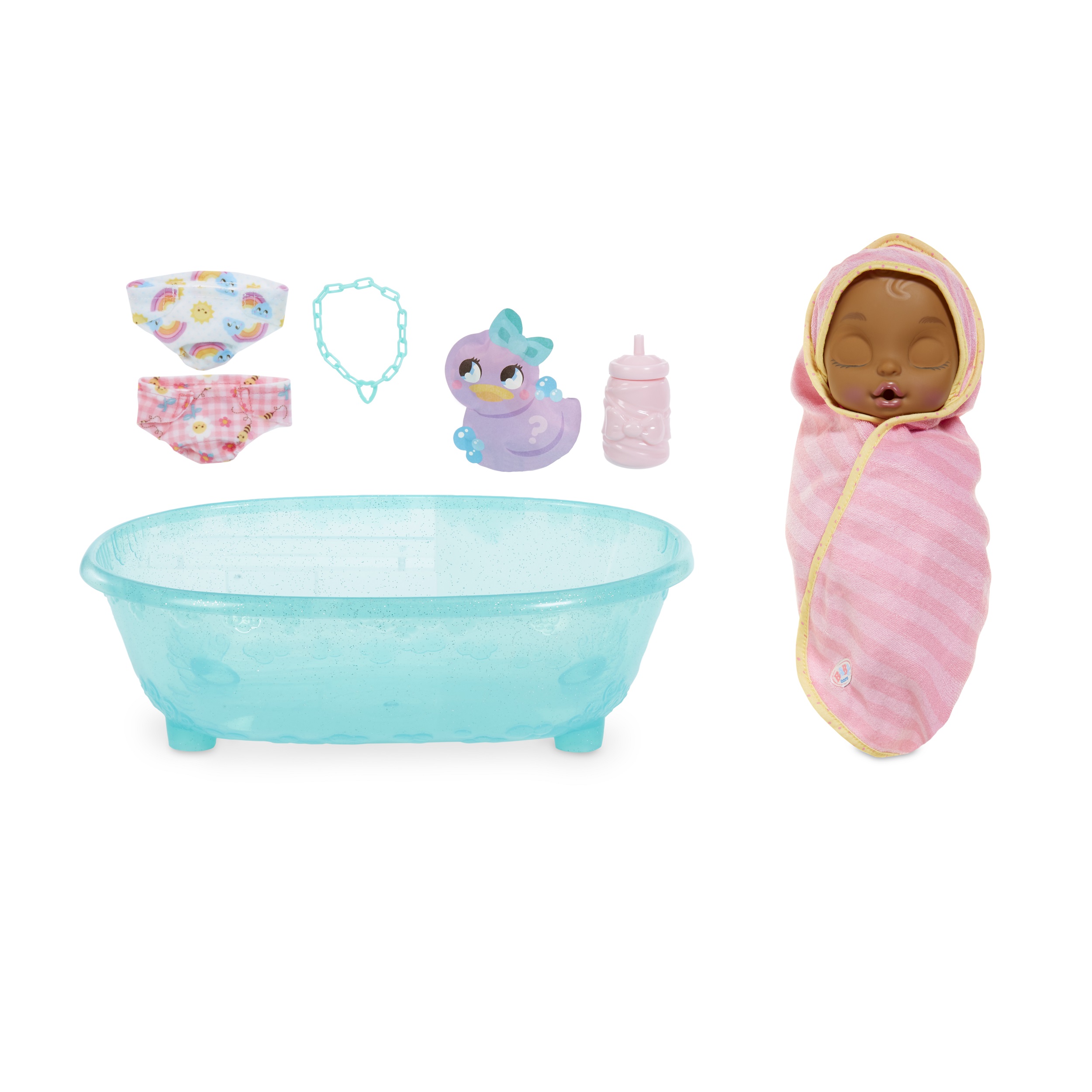 Baby Born Bathtub Surprise Pink Swaddle Fairy w/ 20+ Surprises - image 3 of 6