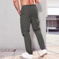 thumbnail image 5 of Winter Pants For Men, Insulated Utility Pants Pantalones Men's Fleece Lined Cargo Extreme Motion Mens Cargo Pants Slim Fit Pantalones Para Xxl Gray, 5 of 9