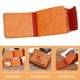thumbnail image 4 of GOOHOCHY Cartera pequeña Cartera de cuero Patrón Hombres Cartera plegable Hombres Monedero vintage Accesorio de cartera, 4 of 7