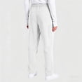 thumbnail image 5 of Fabrcox Scrub Pants for Women - Straight-Leg Cargo Pants with 3 Pockets, Elastic Band Scrub Pants ,White XL, 5 of 5