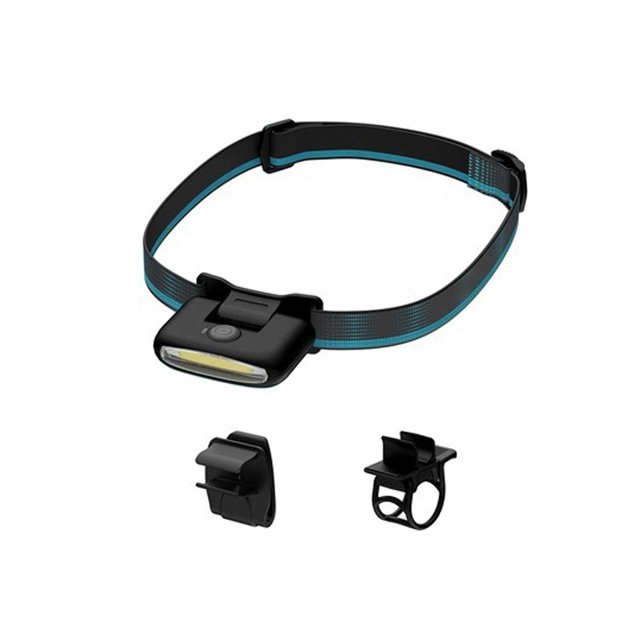 Eigraketly Reemplazo de faro ABS de 170lm, 180 grados, ajustable, para correr al aire libre, ciclismo, reparación de automóviles, recargable, impermeable Negro 1 juego Eigraketly OD029242-03