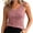 Beige, variant on Winter Tops for Women, Women's Rose Thermal Fleece Camisole, Floral Sleeveless Seamless Tank Top with Pocket, Fleece-Lined Winter Base Layer, Slim Fit Brushed Thermal Undershirt
