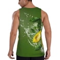 thumbnail image 3 of Fotbe Friut Avocado Pattern Men's Quick Dry Workout Tank Top Gym Muscle Tee Fitness Bodybuilding Sleeveless T Shirt Breathable Workout Shirt-, 3 of 9