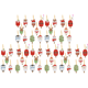 thumbnail image 2 of 50 Uds. Adornos Colgantes Un Lado 5D Regalos Navidad Dibujos Animados DIY (GS201), 2 of 5