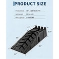 thumbnail image 5 of 2 Pack Lift Car Ramps,  8.6 Inch LiftPortable Auto Ramps for Oil Change and Vehicle Maintenance with Anti-Slip Base, Stackable with Handles, 5 of 7