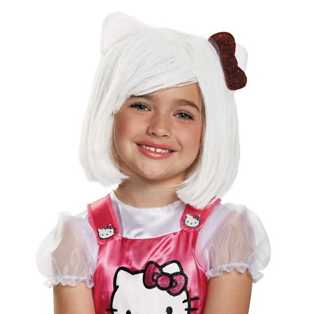 Hello Kitty Wig Child Halloween Accessory