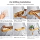 thumbnail image 5 of Organizador elegante, estante de ducha de acero inoxidable montado en la pared con estantes de ducha adhesivos a prueba de óxido, fácil instalación que garantiza un baño espacioso y ordenado,, 5 of 5