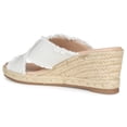 thumbnail image 6 of Journee Womens Shanni Wedge Heel Espadrille Sandals, 6 of 10