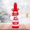 thumbnail image 4 of Bolsa de regalo de Año Nuevo adornos de árbol de Navidad Likrtyny medias de Navidad de punto decoración del hogar bolsa de dulces para niños muñeco de nieve ciervo b, 4 of 9