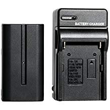 TOAZOE NP F550 2200mAh Battery battery Charger for Sony HandyCams and LED On Camera Video Lights Using NP