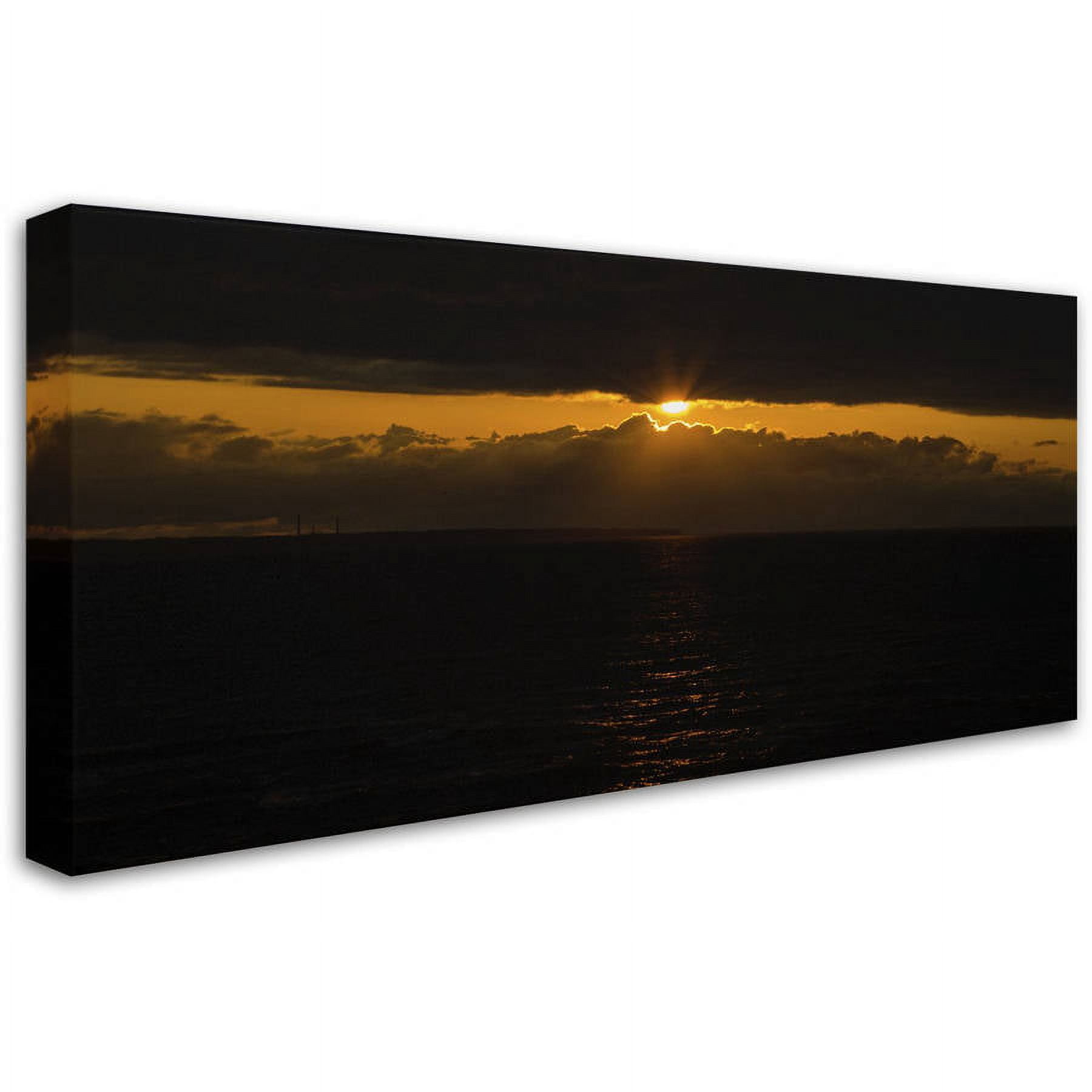 Trademark Fine Art "Cool Sunset" Canvas Art by Kurt Shaffer