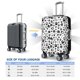 thumbnail image 4 of Balery Black Footprints Funda de equipaje, fundas para maletas, elástica, lavable, protector de maletas, compatible con maletas de 18 a 32 pulgadas-Medium, 4 of 7