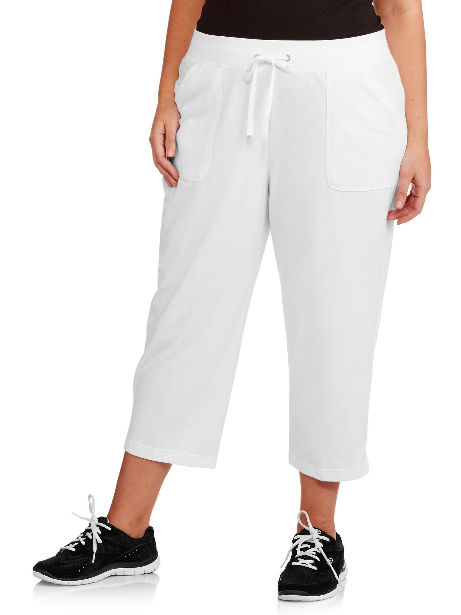 White Stag Women's Plus-Size Basic Capri Pants - Walmart.com