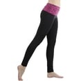 thumbnail image 5 of ToBeInStyle Women's Fleece Lined Leggings with High-Waist Leopard Band, 5 of 5