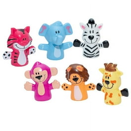 Fun Express Jungle Animal Finger Puppets Ages 12 Vinyl 24 Count Walmart