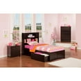 thumbnail image 6 of Newport Platform Bed with Flat Panel Foot Board and 2 Urban Bed Drawers, Multiple Sizes, Multiple Colors, 6 of 7