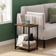 thumbnail image 2 of Mesa auxiliar Furinno Simplistic con estructura metálica de pino ámbar, 2 of 6