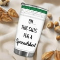 thumbnail image 3 of Accountant Gifts Spreadsheet Tumbler, Accountant Gifts Spreadsheet For Boss Tumbler 20OZ - Gifts Coffee Mug For CPA Nerd Family Men Women Coworker Christmas, 3 of 6
