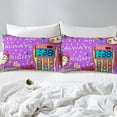 thumbnail image 3 of Erosebridal Cartoon Math Comforter Cover King, Learning Education Duvet Cover King, Mathematics Theme Decor, Reversible（No Comforter）, 3 of 7