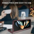 thumbnail image 5 of Designed for Samsung Galaxy Z Fold 7 Case, Support Wireless Charging Hard PC Slim Shockproof Drop Protective Skin Friendly Thin Fit Phone Case for Samsung Galaxy Z Fold 7, Winered, 5 of 6