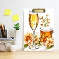 thumbnail image 2 of FORMRS Acrylic Clipboard with Low Profile Clip Standard A4 Letter Size, 12.5" x 9", Hops Flowers, 2 of 8