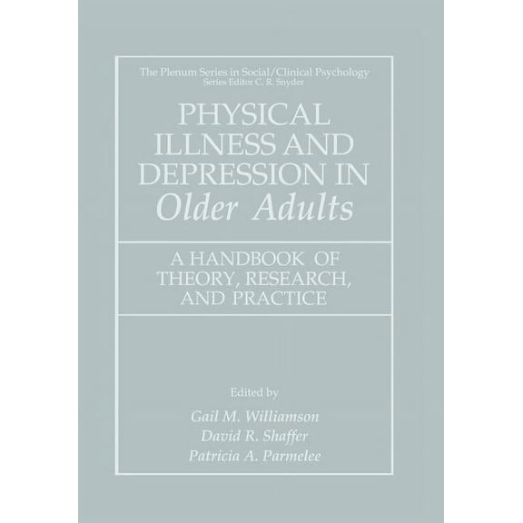 The Springer Social Clinical Psychology Physical Illness and Depression in Older Adults: A Handbook of Theory, Research, and Practice, (Paperback)