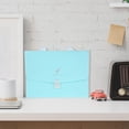 thumbnail image 2 of FOMIYES Expanding Paper File Holder Accordion File Folder Handheld File Organizer Plastic Accordion File Folder, 2 of 8